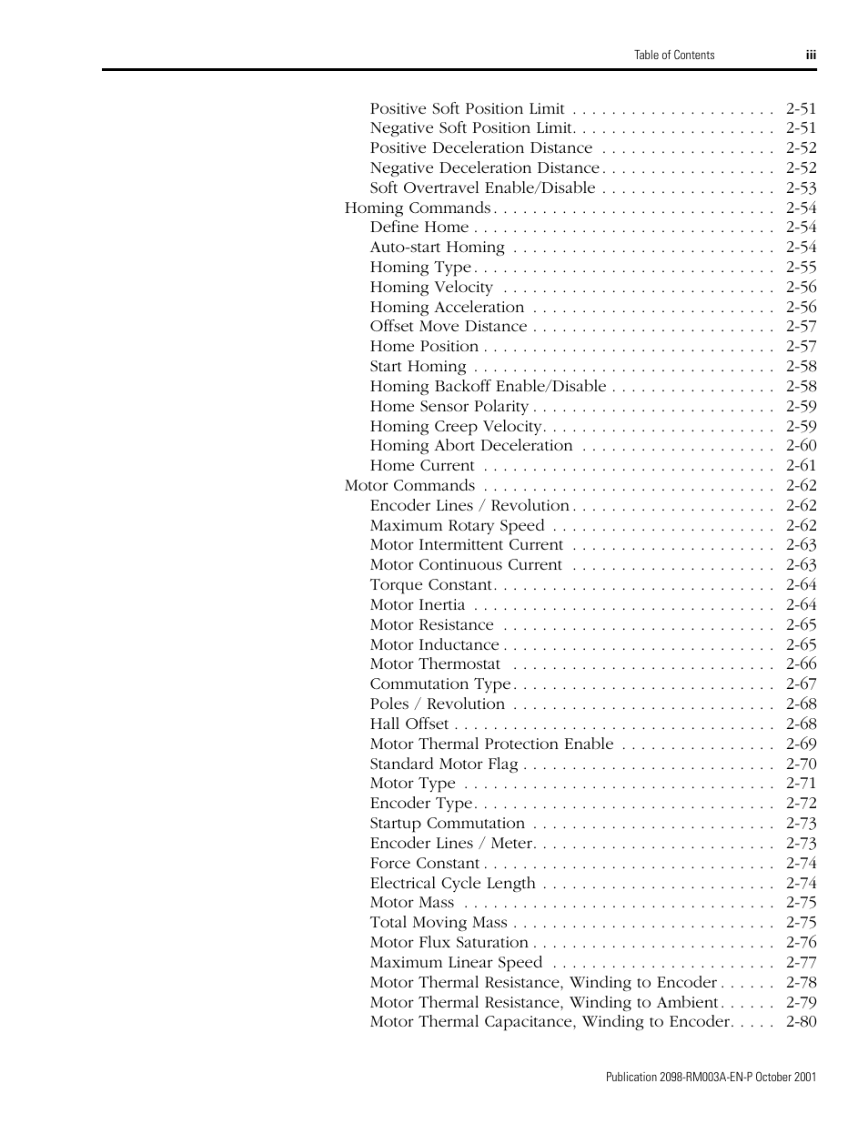 Rockwell Automation 2098-DSD-xxx Ultra3000 Host Commands for Serial Interface User Manual | Page 5 / 176
