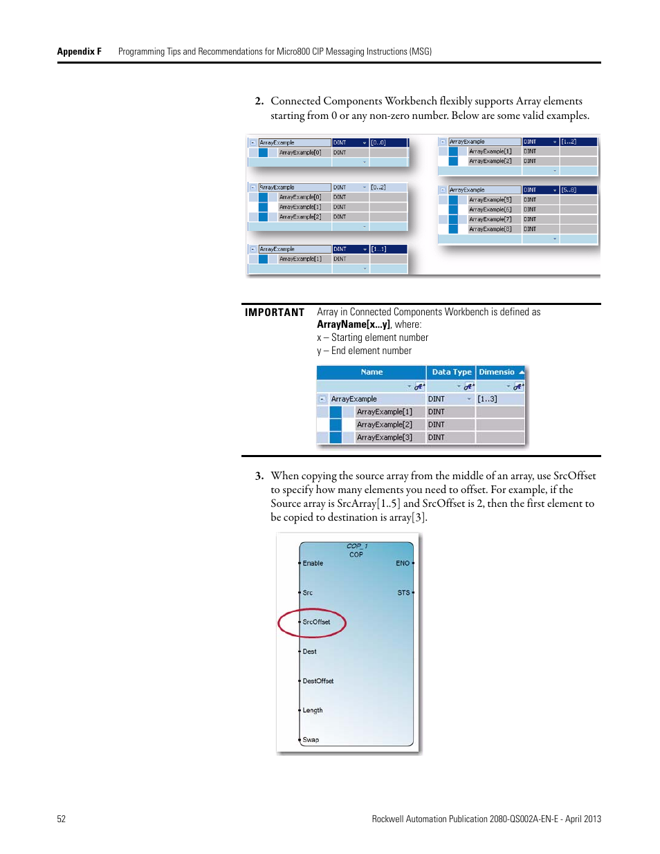 Rockwell Automation 2080-LC50 Micro800 Controllers: Getting Started with CIP Client Messaging User Manual | Page 58 / 62