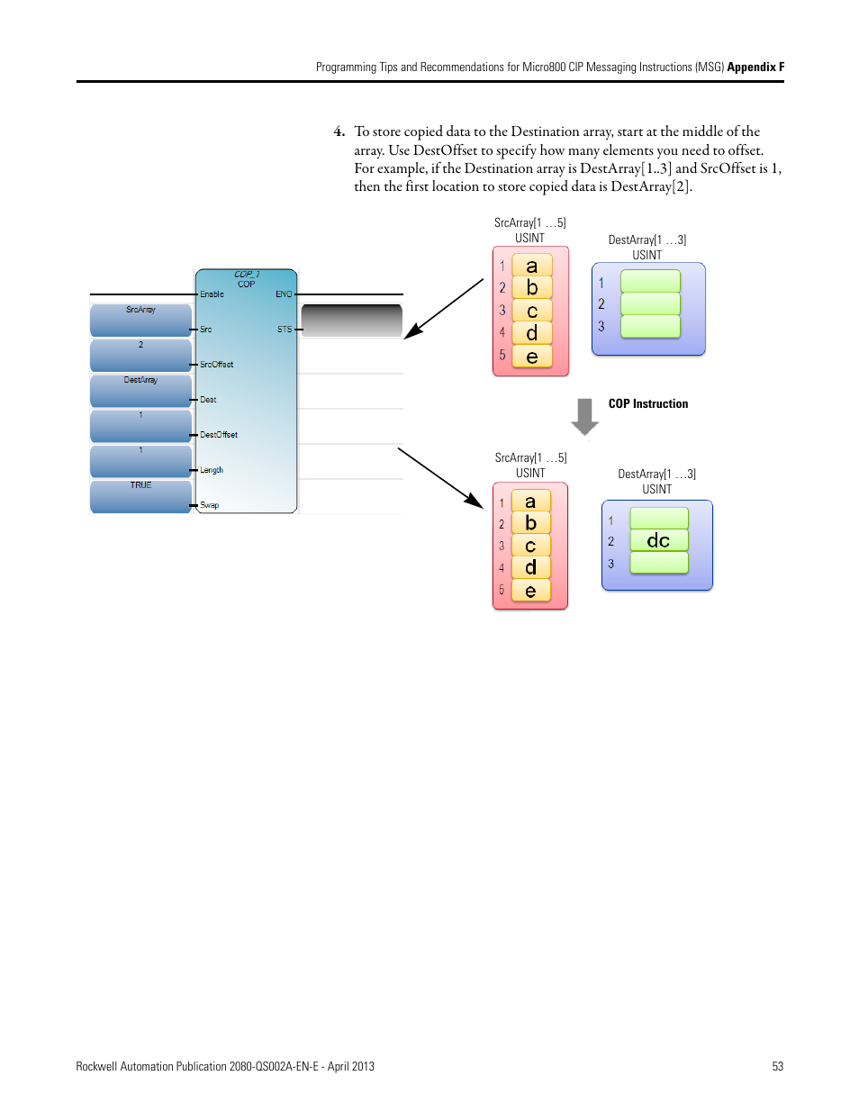 Rockwell Automation 2080-LC50 Micro800 Controllers: Getting Started with CIP Client Messaging User Manual | Page 59 / 62