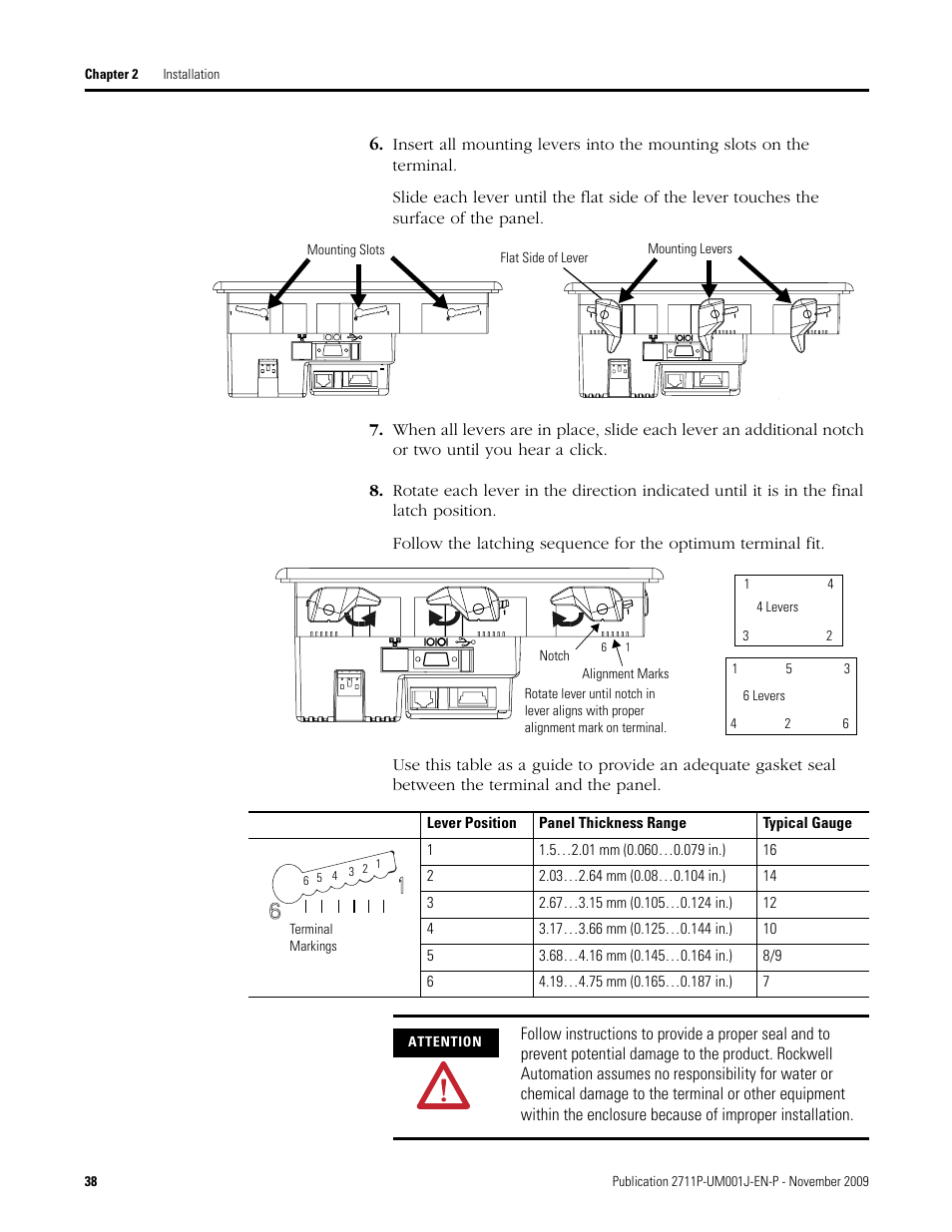 Rockwell Automation 2711P PanelView Plus Terminal User Manual User Manual | Page 38 / 246