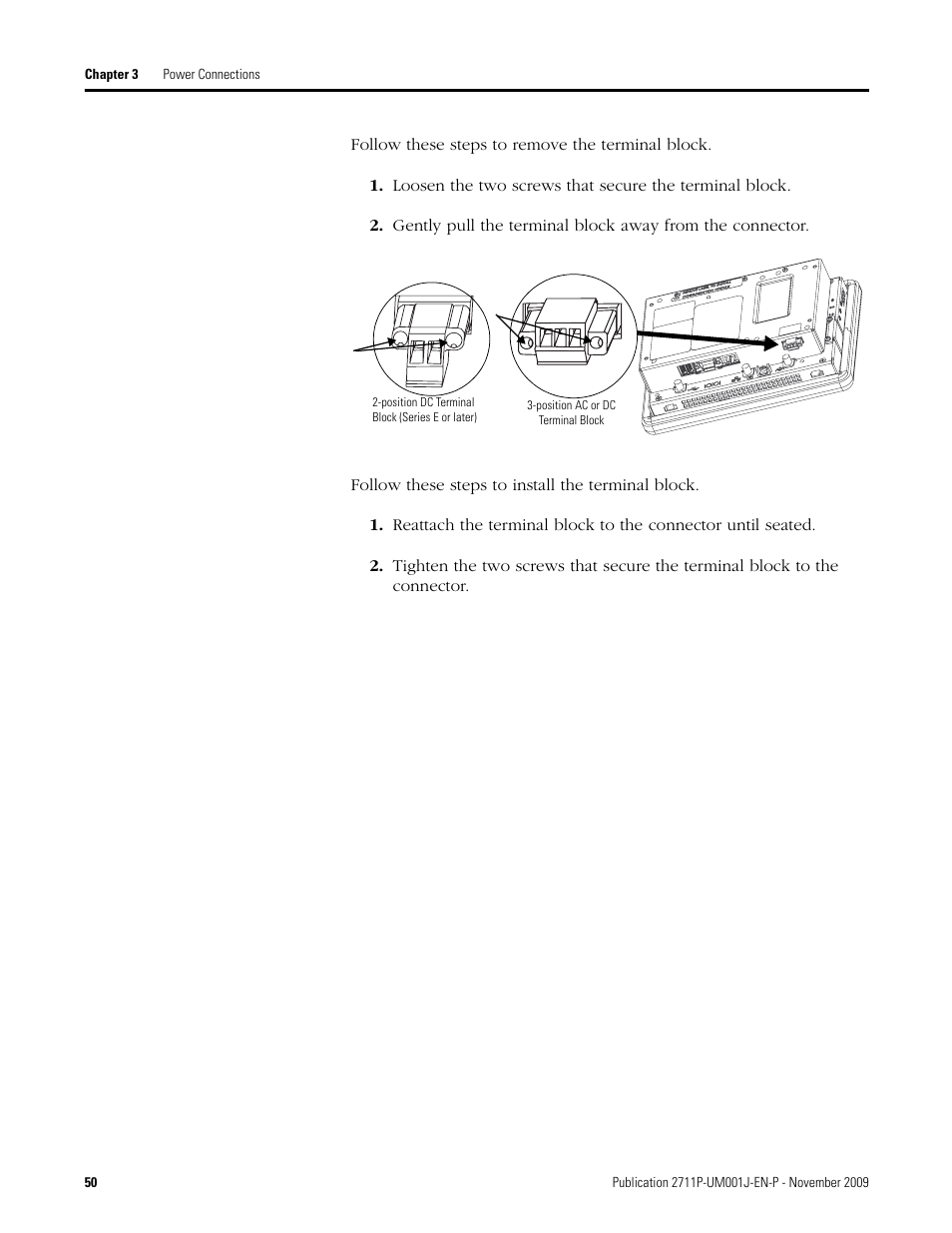 Rockwell Automation 2711P PanelView Plus Terminal User Manual User Manual | Page 50 / 246