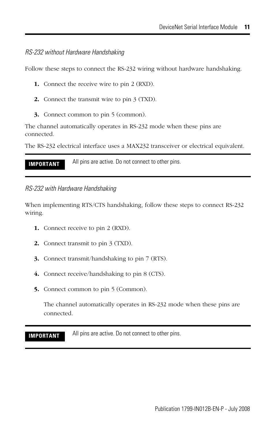 Rockwell Automation 1799-DASCII DeviceNet Serial Interface User Manual | Page 11 / 36