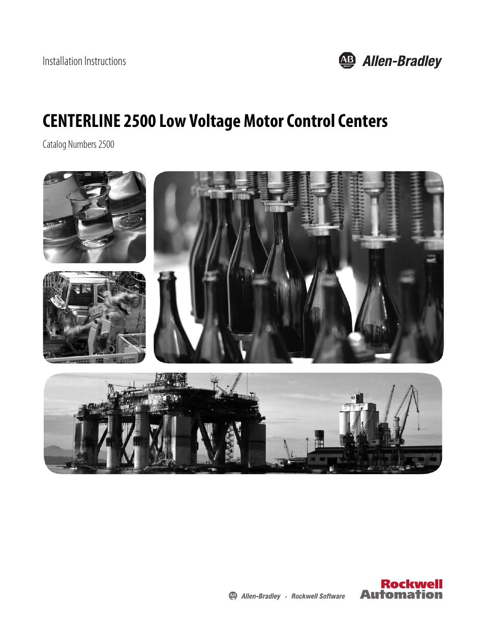 Rockwell Automation 2500 CENTERLINE Motor Control Centers Installation Manual User Manual | 100 pages