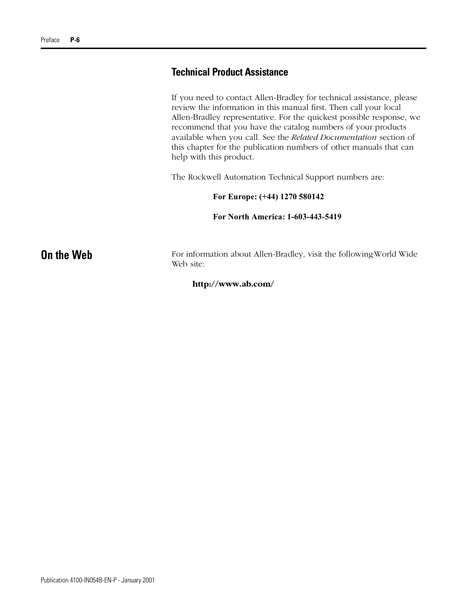 On the web, Technical product assistance | Rockwell Automation 4100-EF04_EF08 4 or 8 Way Encoder Buffer Unit Installation and Setup Manual User Manual | Page 12 / 32