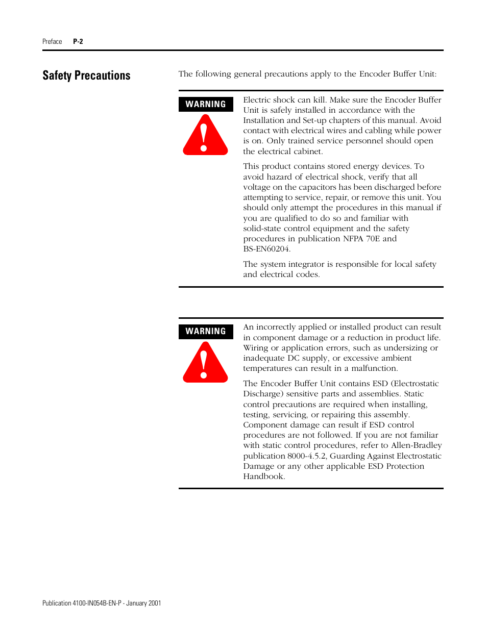 Rockwell Automation 4100-EF04_EF08 4 or 8 Way Encoder Buffer Unit Installation and Setup Manual User Manual | Page 8 / 32