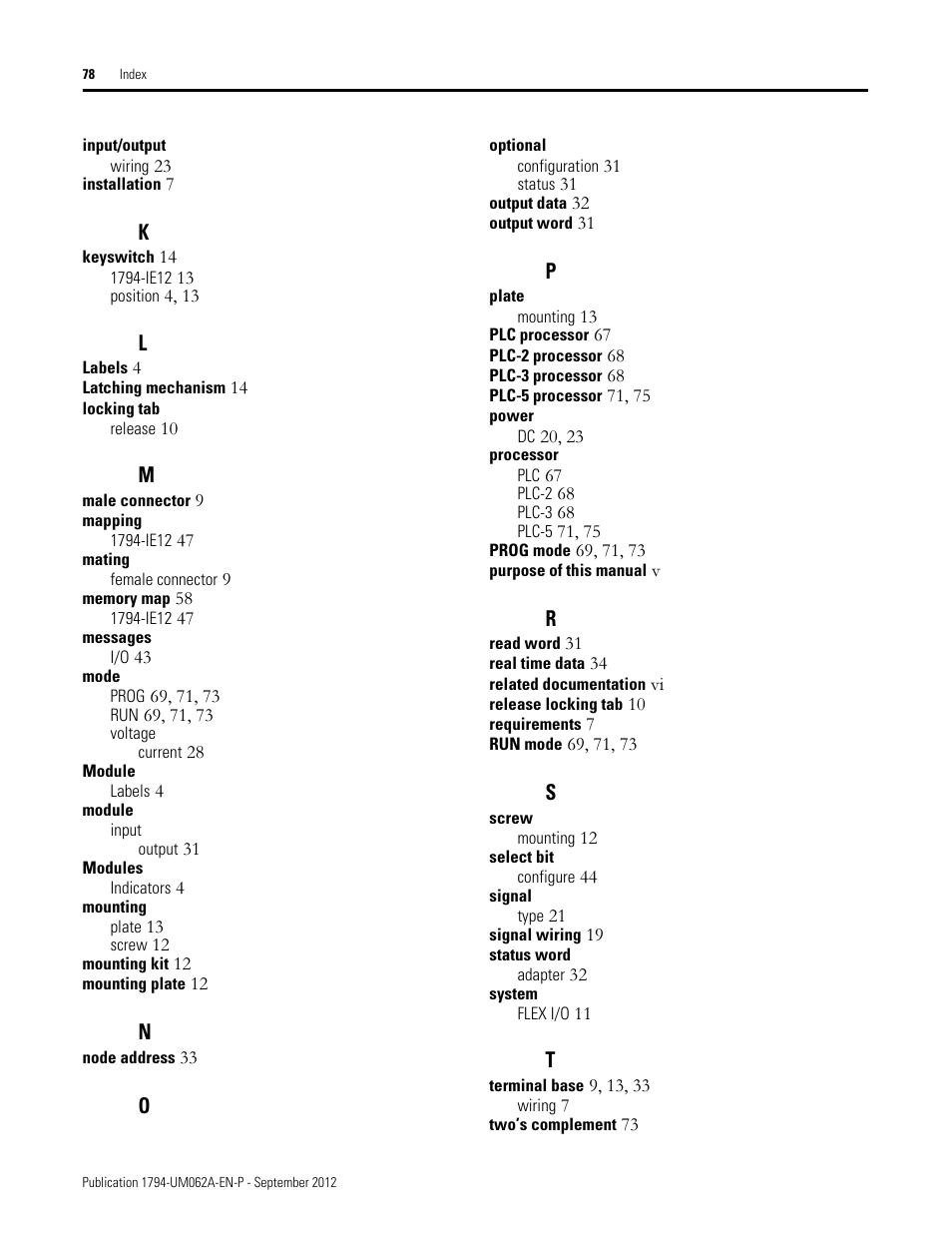 Rockwell Automation 1794-XXXX FLEX I/O High-Density Analog Modules User Manual | Page 86 / 90