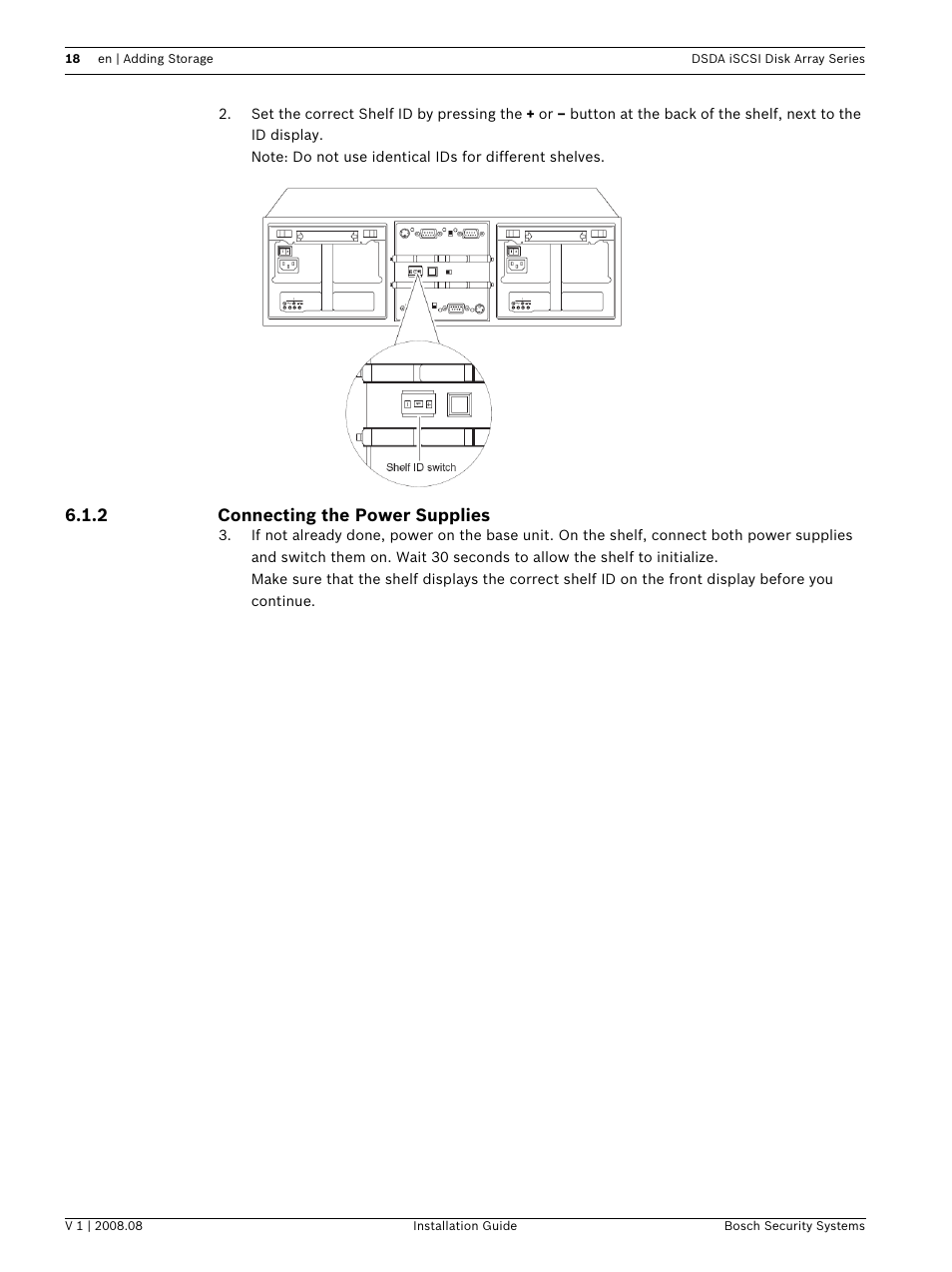 Bosch DSDA ISCSI DISK ARRAY SERIES DSA-S5B50 User Manual | Page 20 / 40