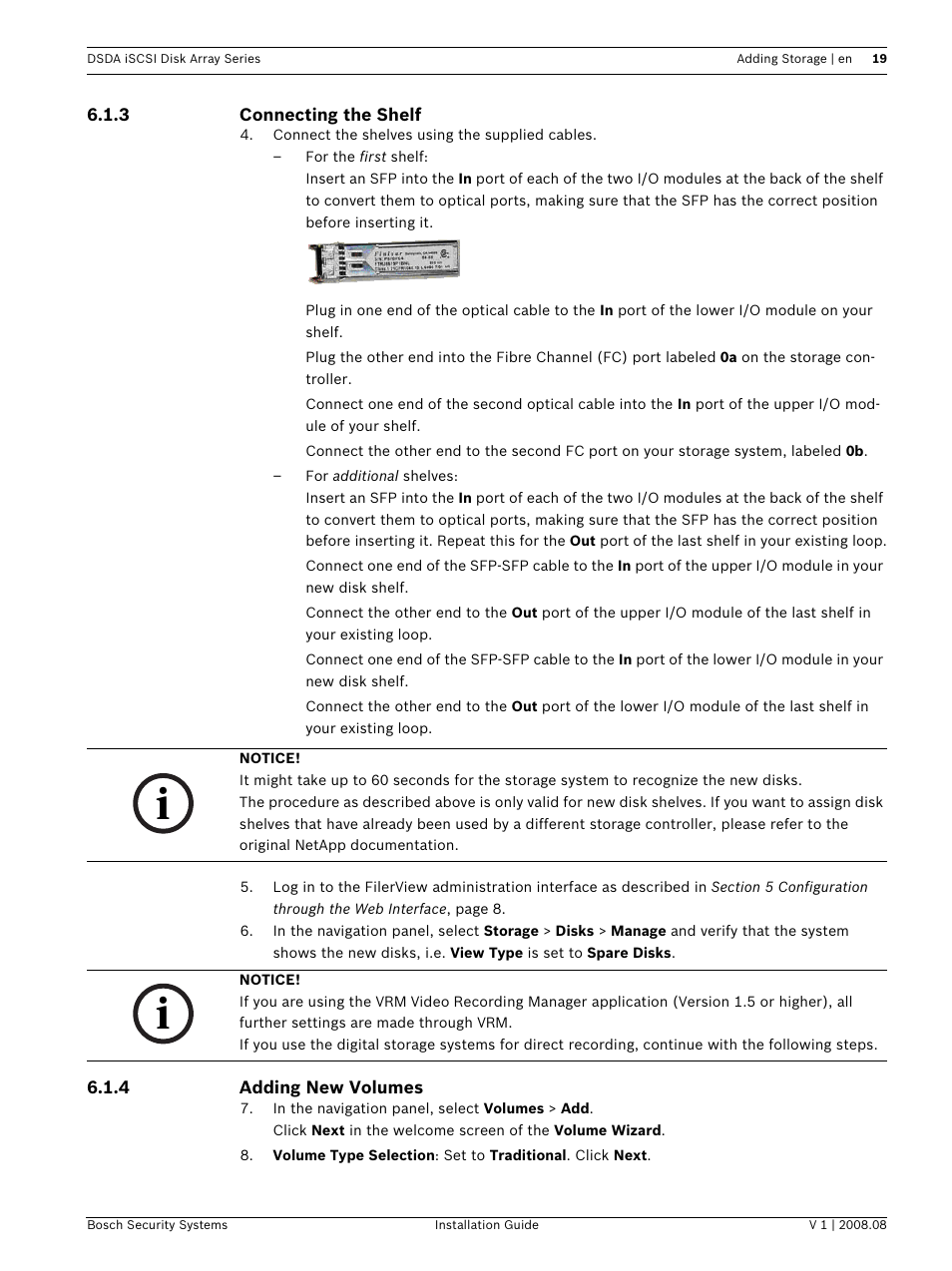 Bosch DSDA ISCSI DISK ARRAY SERIES DSA-S5B50 User Manual | Page 21 / 40