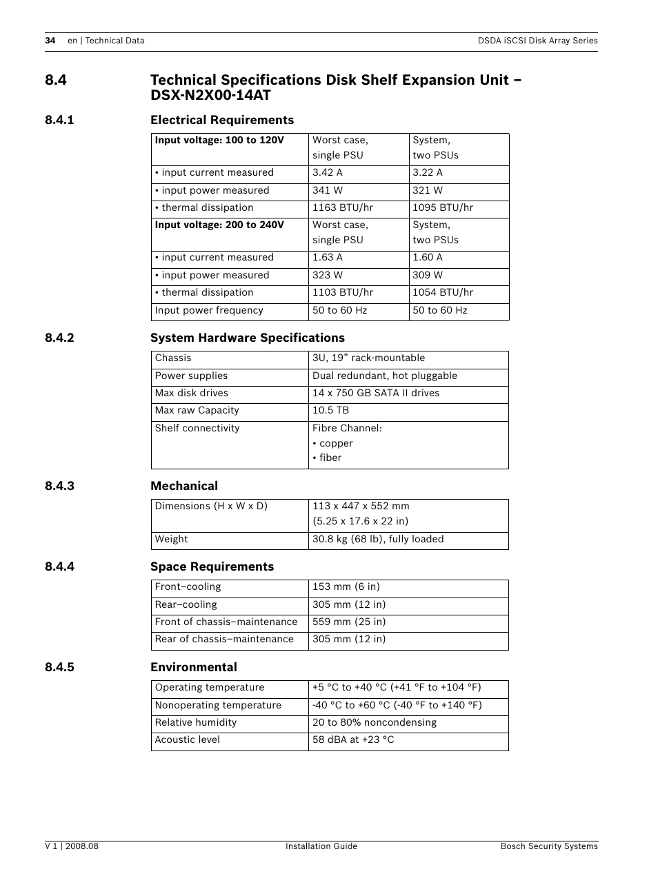 Bosch DSDA ISCSI DISK ARRAY SERIES DSA-S5B50 User Manual | Page 36 / 40