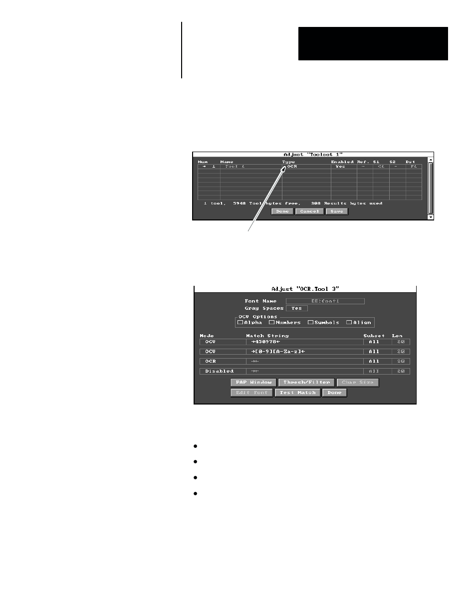 On-line adjustment | Rockwell Automation 5370-OCR2 PAK User Manual | Page 71 / 95