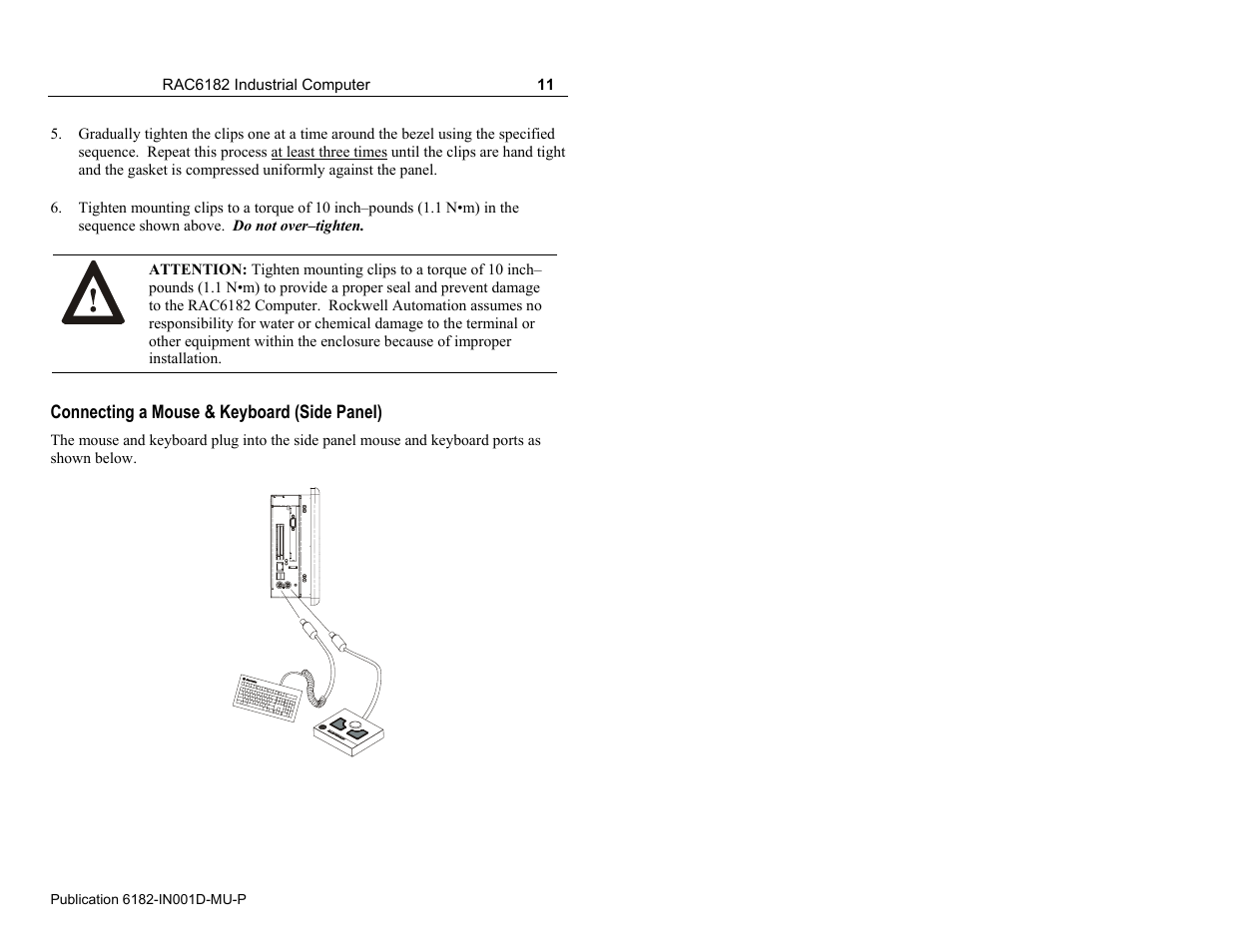 Rockwell Automation 6182 Industrial Computer Installation Instructions User Manual | Page 11 / 92