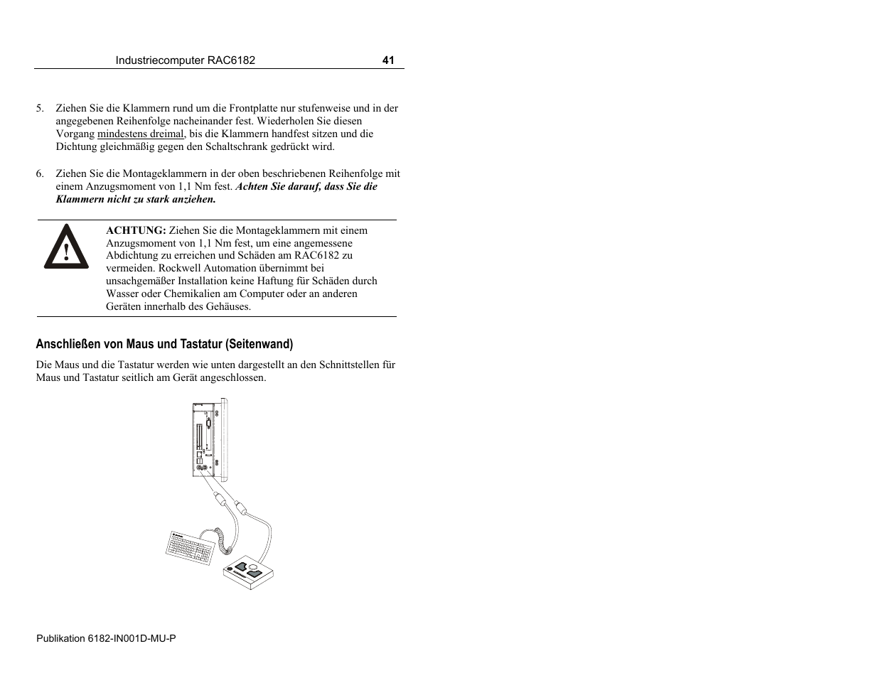 Rockwell Automation 6182 Industrial Computer Installation Instructions User Manual | Page 41 / 92