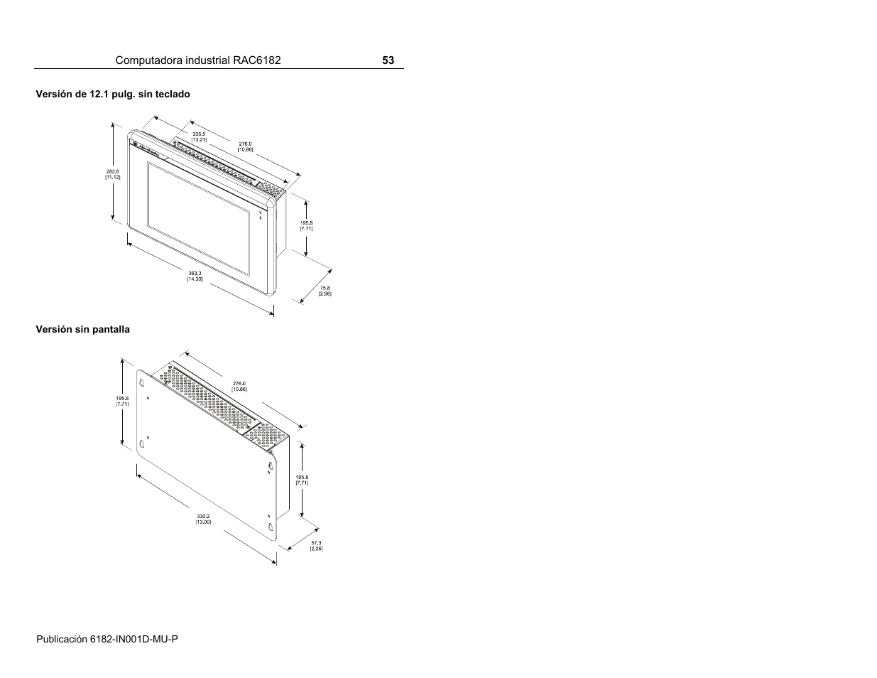 Rockwell Automation 6182 Industrial Computer Installation Instructions User Manual | Page 53 / 92