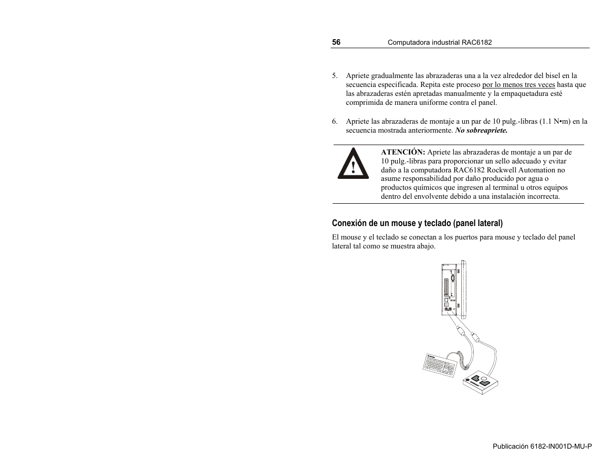 Rockwell Automation 6182 Industrial Computer Installation Instructions User Manual | Page 56 / 92
