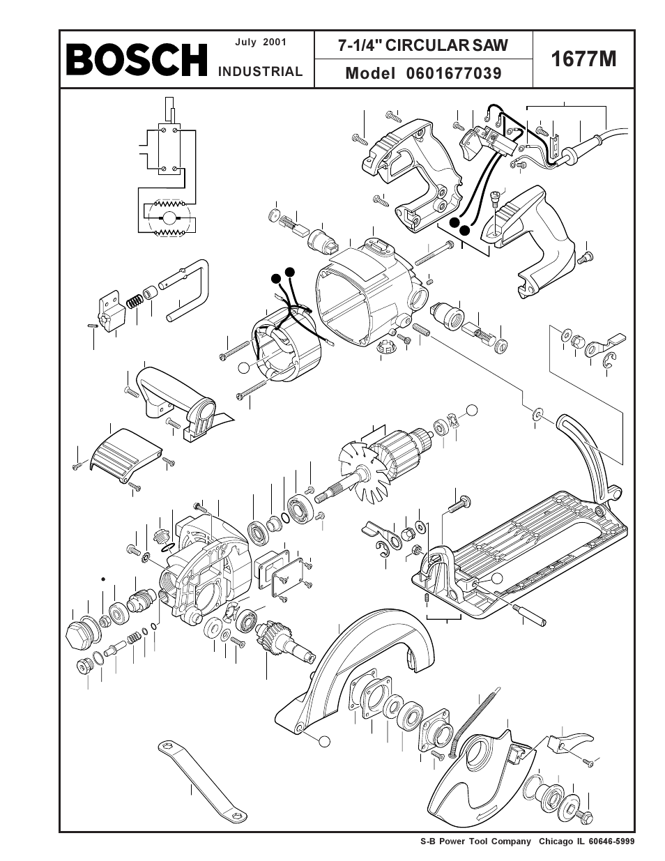 Bosch 1677M User Manual | 2 pages