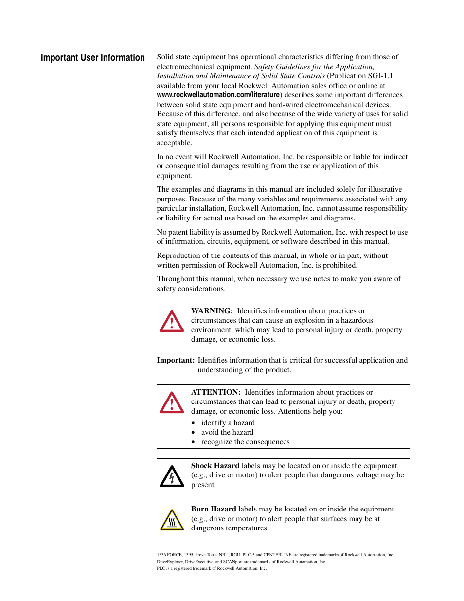 Rockwell Automation 2300 Family of Drive Systems Hardware User Manual | Page 2 / 68