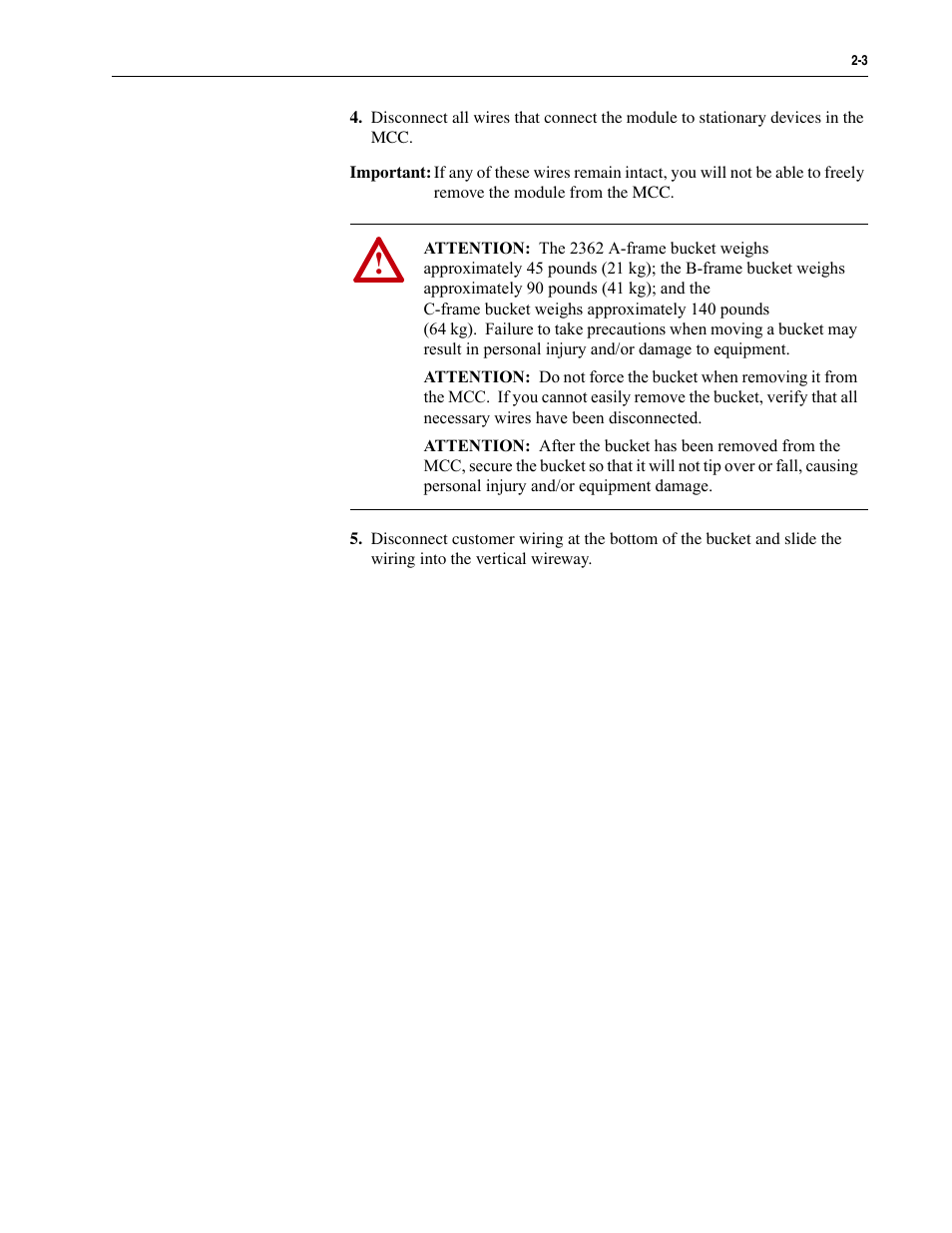 Rockwell Automation 2300 Family of Drive Systems Hardware User Manual | Page 29 / 68