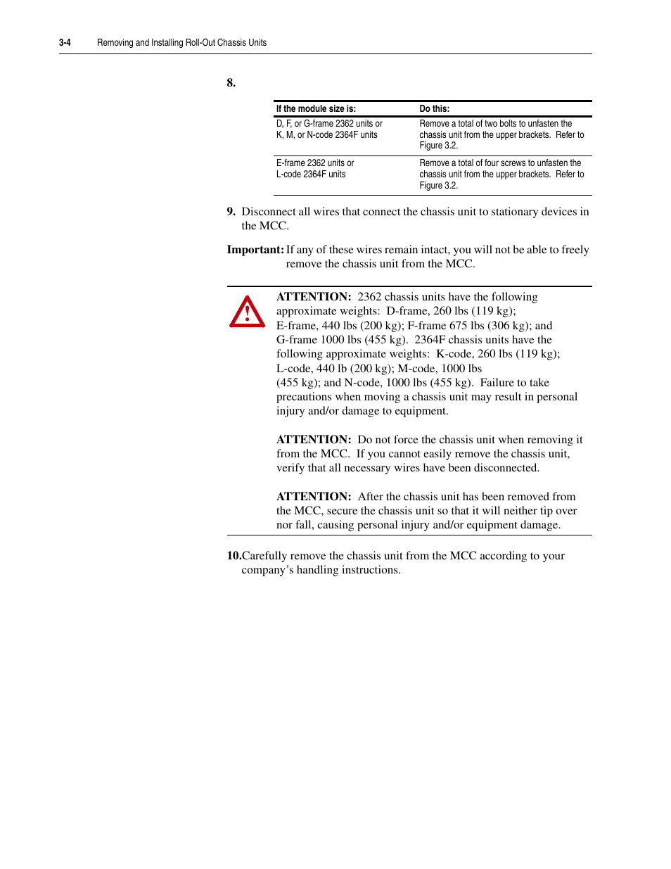 Rockwell Automation 2300 Family of Drive Systems Hardware User Manual | Page 36 / 68