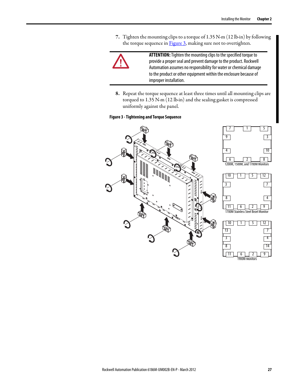 Figure 3 | Rockwell Automation 6186M-xxxx Industrial Performance Monitors User Manual User Manual | Page 27 / 64
