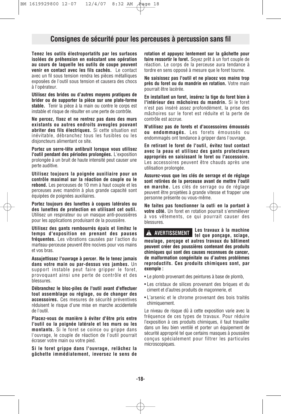 Bosch 11536C User Manual | Page 18 / 44