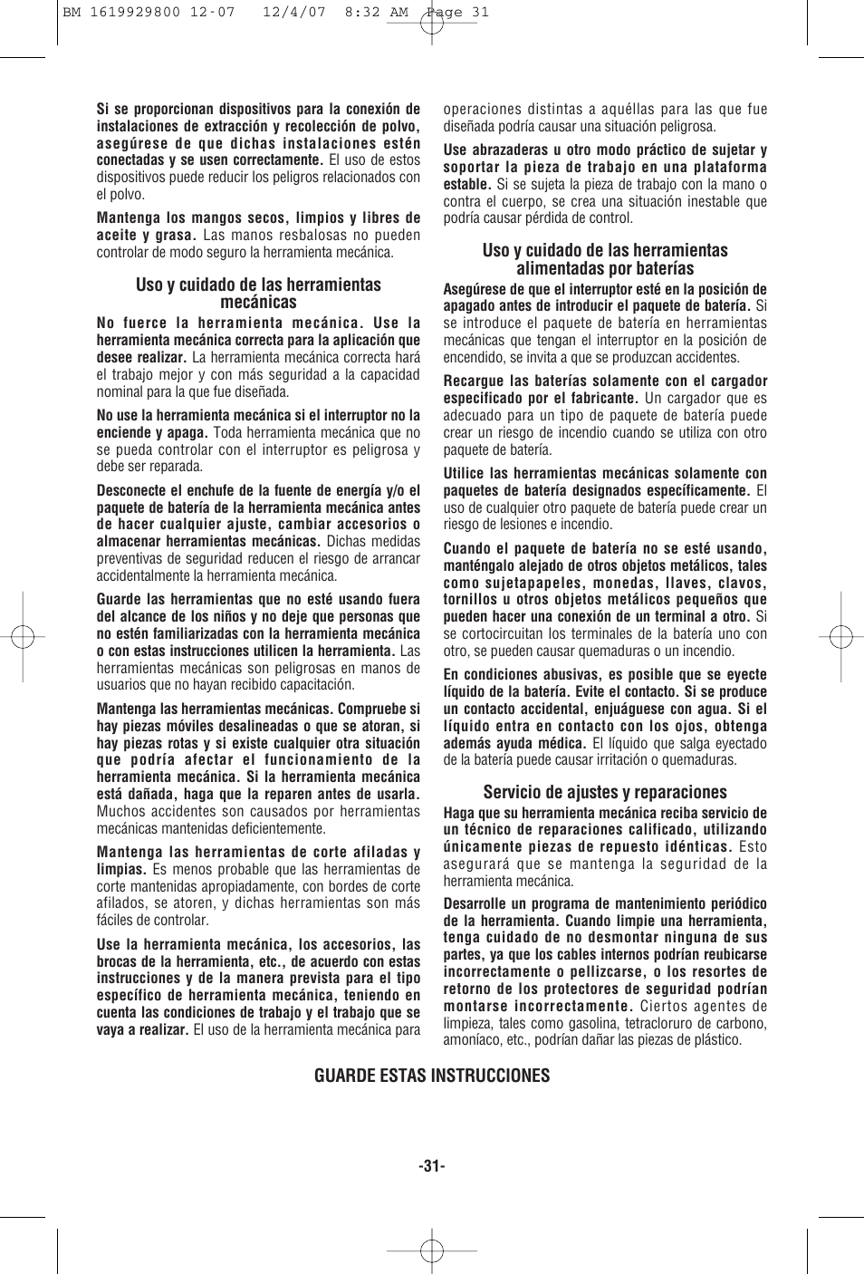 Bosch 11536C User Manual | Page 31 / 44