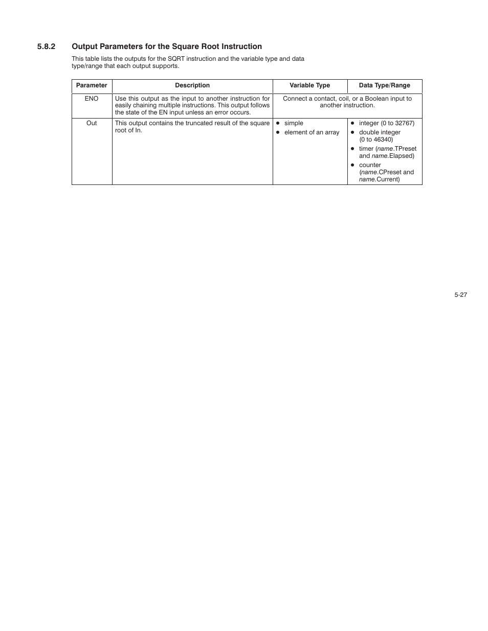 Rockwell Automation AutoMax Enhanced Ladder Language Reference Manual User Manual | Page 121 / 352