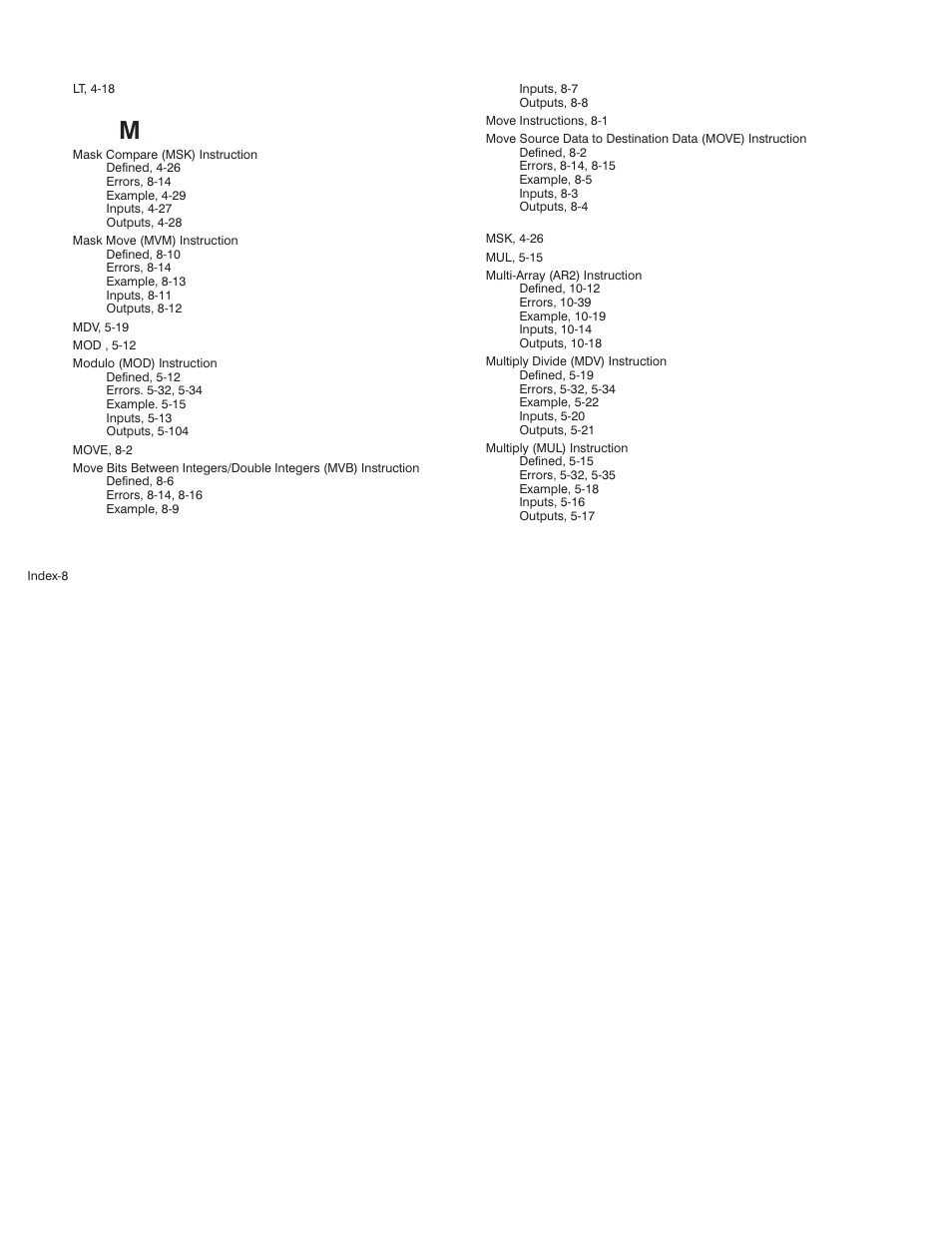 Rockwell Automation AutoMax Enhanced Ladder Language Reference Manual User Manual | Page 346 / 352