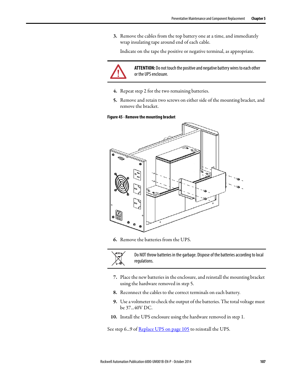 Rockwell Automation 6012DB PowerFlex Medium Voltage Variable Frequency Drive User Manual | Page 107 / 138