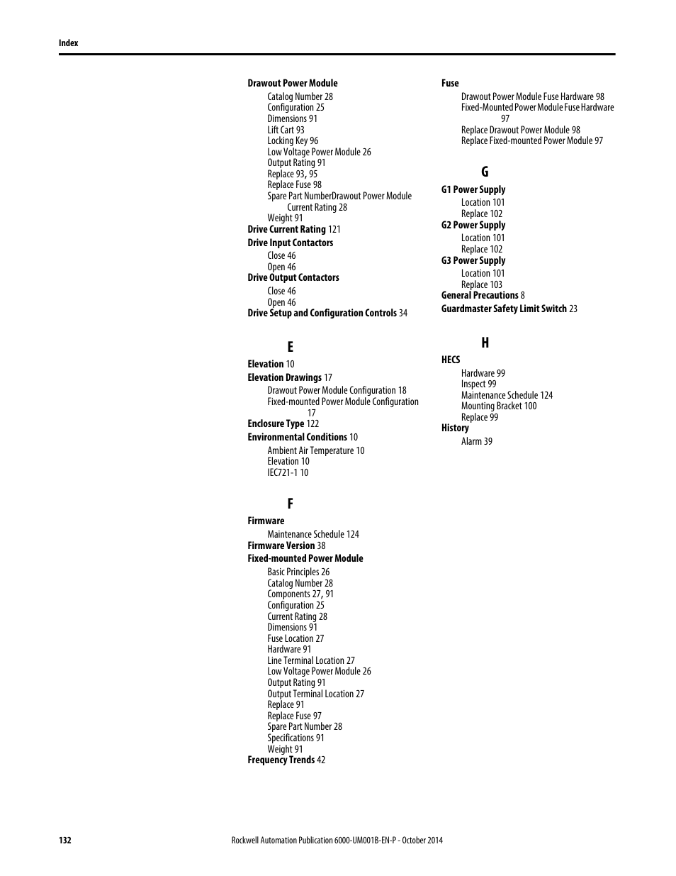 Rockwell Automation 6012DB PowerFlex Medium Voltage Variable Frequency Drive User Manual | Page 132 / 138