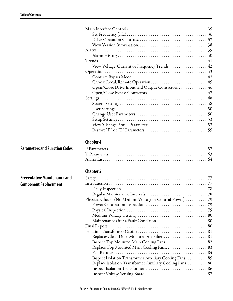Rockwell Automation 6012DB PowerFlex Medium Voltage Variable Frequency Drive User Manual | Page 4 / 138