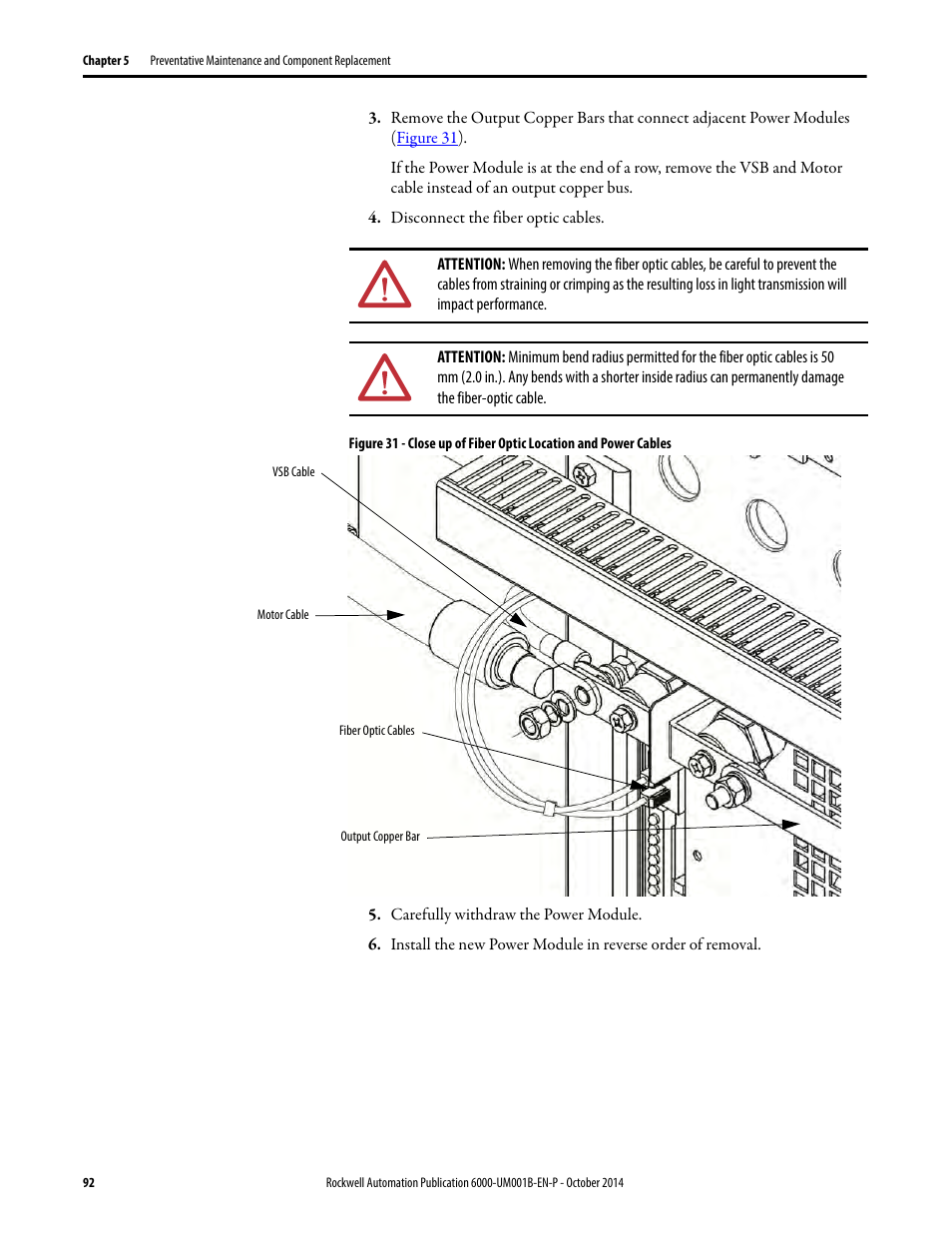 Rockwell Automation 6012DB PowerFlex Medium Voltage Variable Frequency Drive User Manual | Page 92 / 138