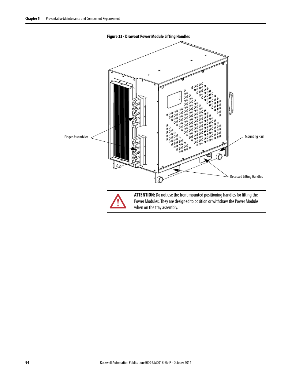 Rockwell Automation 6012DB PowerFlex Medium Voltage Variable Frequency Drive User Manual | Page 94 / 138