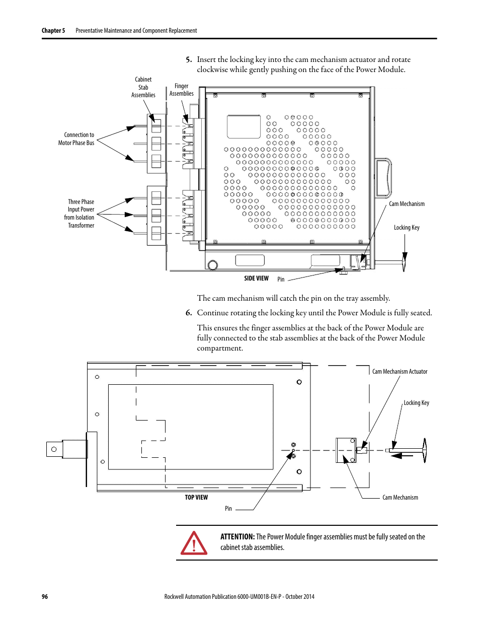 Rockwell Automation 6012DB PowerFlex Medium Voltage Variable Frequency Drive User Manual | Page 96 / 138