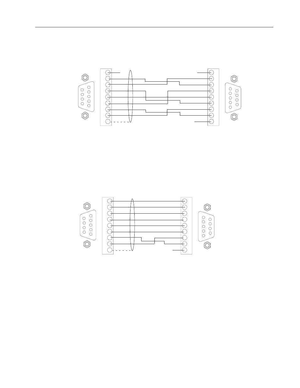 Db-9 connector (female) (dce) db-9 connector | Rockwell Automation 2706-M1 MESSAGEVIEW 421 HARDWARE MANUAL User Manual | Page 100 / 135