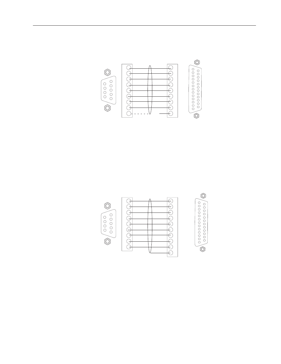 Db-9 connector (female) (dce) db-25 connector | Rockwell Automation 2706-M1 MESSAGEVIEW 421 HARDWARE MANUAL User Manual | Page 102 / 135