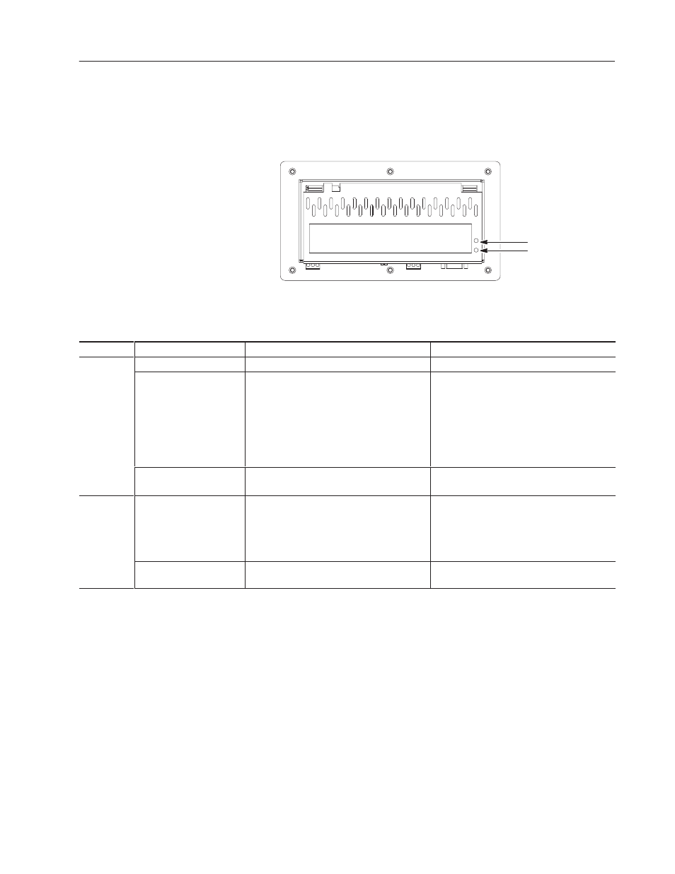 Terminal status indicators | Rockwell Automation 2706-M1 MESSAGEVIEW 421 HARDWARE MANUAL User Manual | Page 111 / 135