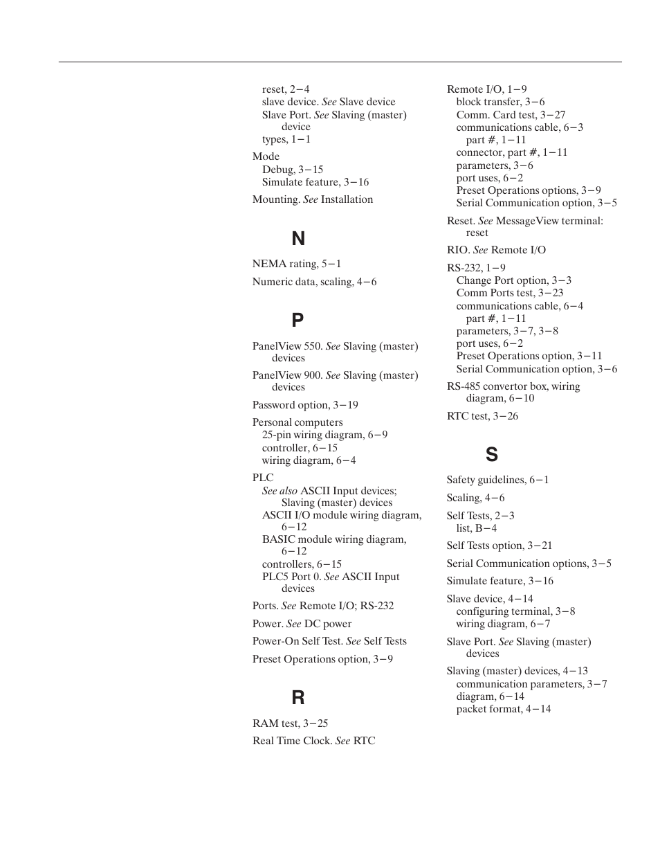 Rockwell Automation 2706-M1 MESSAGEVIEW 421 HARDWARE MANUAL User Manual | Page 131 / 135