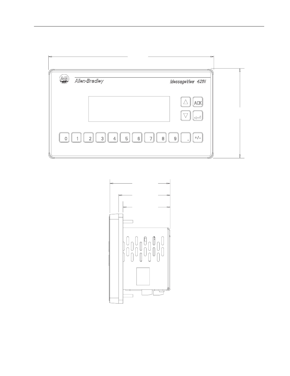 Rockwell Automation 2706-M1 MESSAGEVIEW 421 HARDWARE MANUAL User Manual | Page 86 / 135