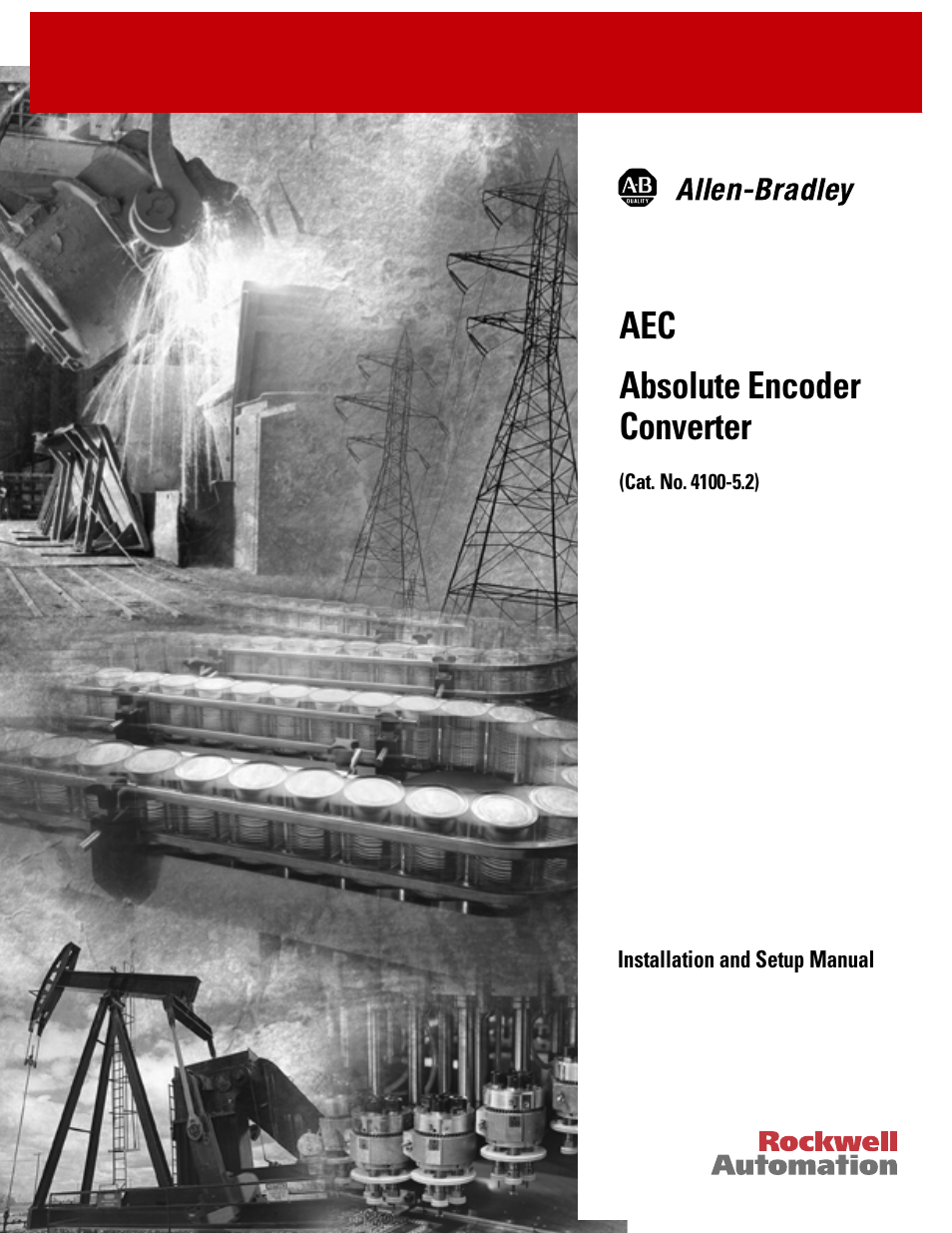 Rockwell Automation 4100 AEC Absolute Encoder Converter Installation User Manual | 61 pages