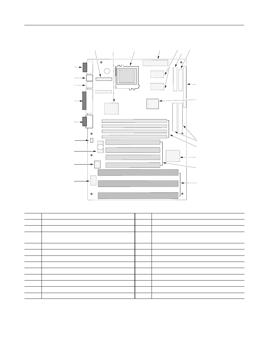 Processor board components | Rockwell Automation 6180 Processor Board (for 6180 Industrial Computers) User Manual | Page 13 / 39