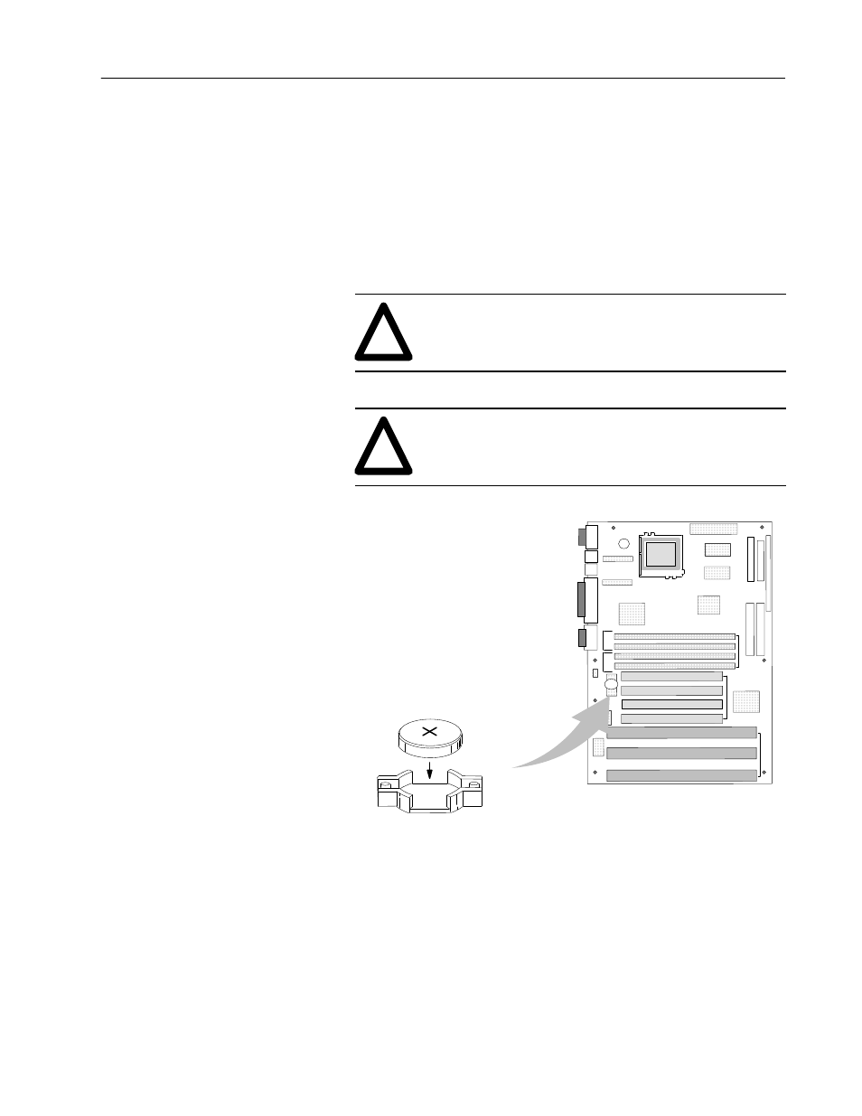 Replacing the battery (rtc & cmos) | Rockwell Automation 6180 Processor Board (for 6180 Industrial Computers) User Manual | Page 18 / 39