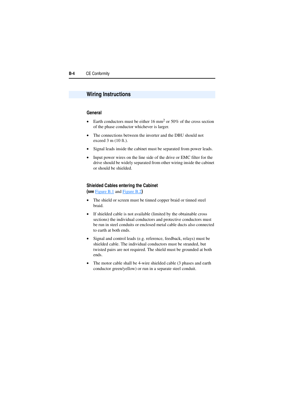 Wiring instructions, General | Rockwell Automation AK DBU - Dynamic Braking Unit 600/690 VAC User Manual | Page 34 / 56