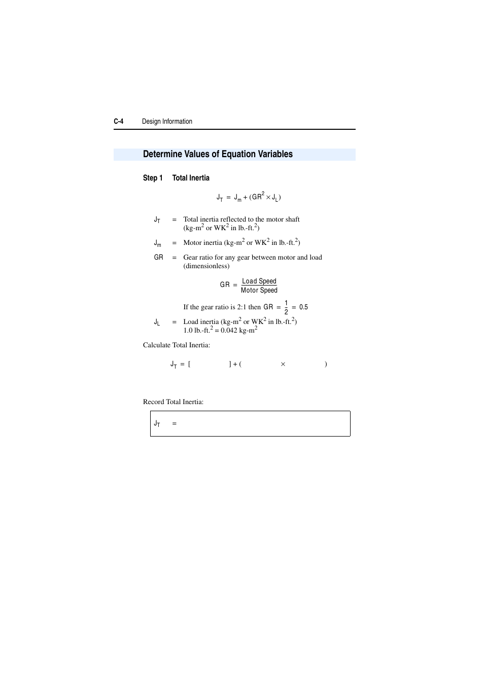 Determine values of equation variables | Rockwell Automation AK DBU - Dynamic Braking Unit 600/690 VAC User Manual | Page 42 / 56