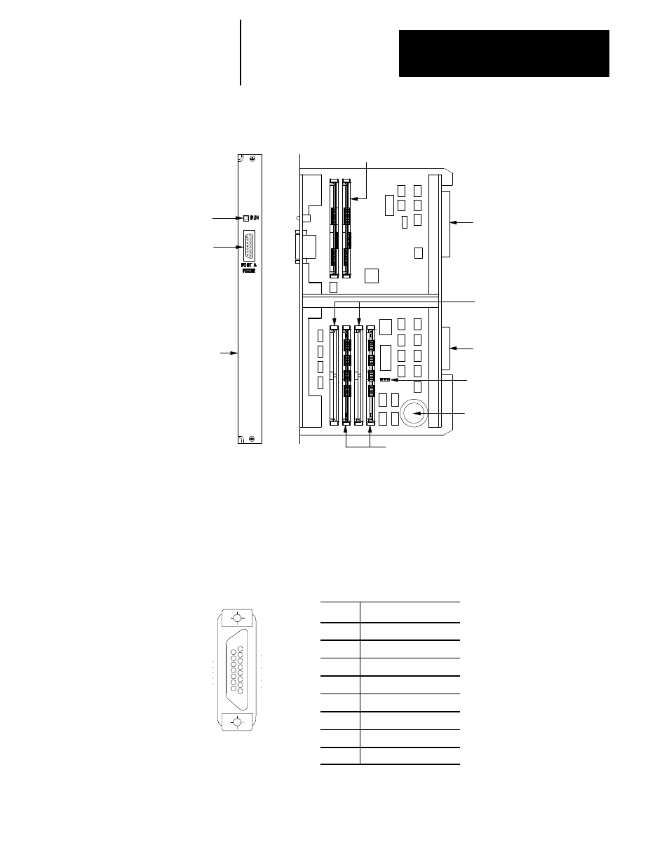 Rs-232 port (port a) | Rockwell Automation 8520 9/Series CNC Integration Maintenance Manual Documentation Set User Manual | Page 141 / 898