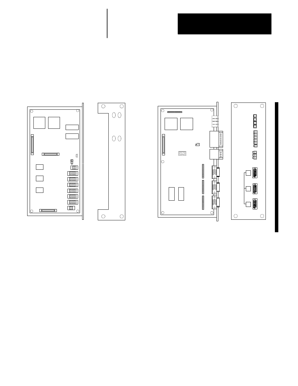 1b.6 drives interface, Digital servo module analog servo module, Figure 1b.12 3-axis servo module | Rockwell Automation 8520 9/Series CNC Integration Maintenance Manual Documentation Set User Manual | Page 37 / 898