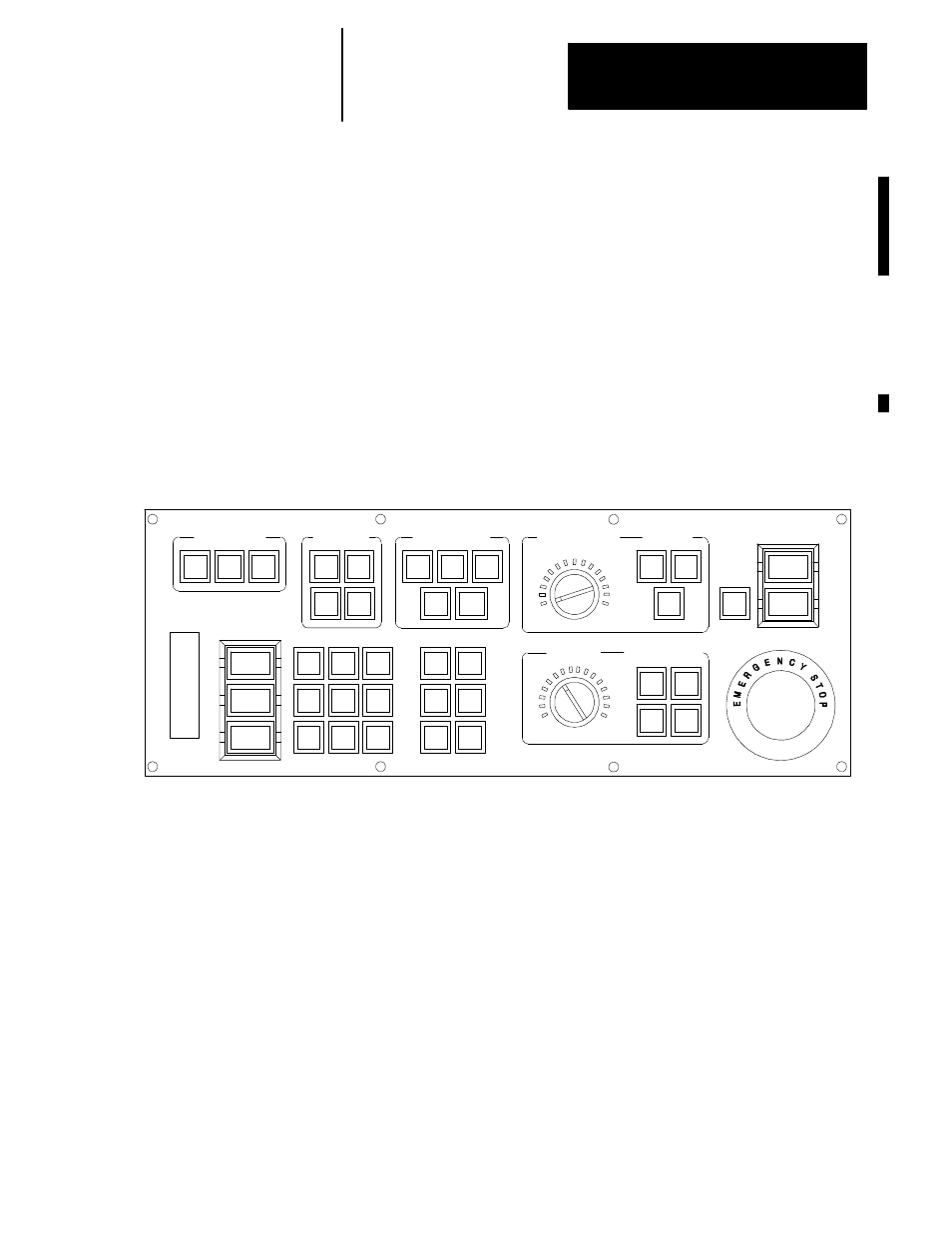 Figure 9a.16 push-button mtb panel, 9a-27 | Rockwell Automation 8520 9/Series CNC Integration Maintenance Manual Documentation Set User Manual | Page 494 / 898