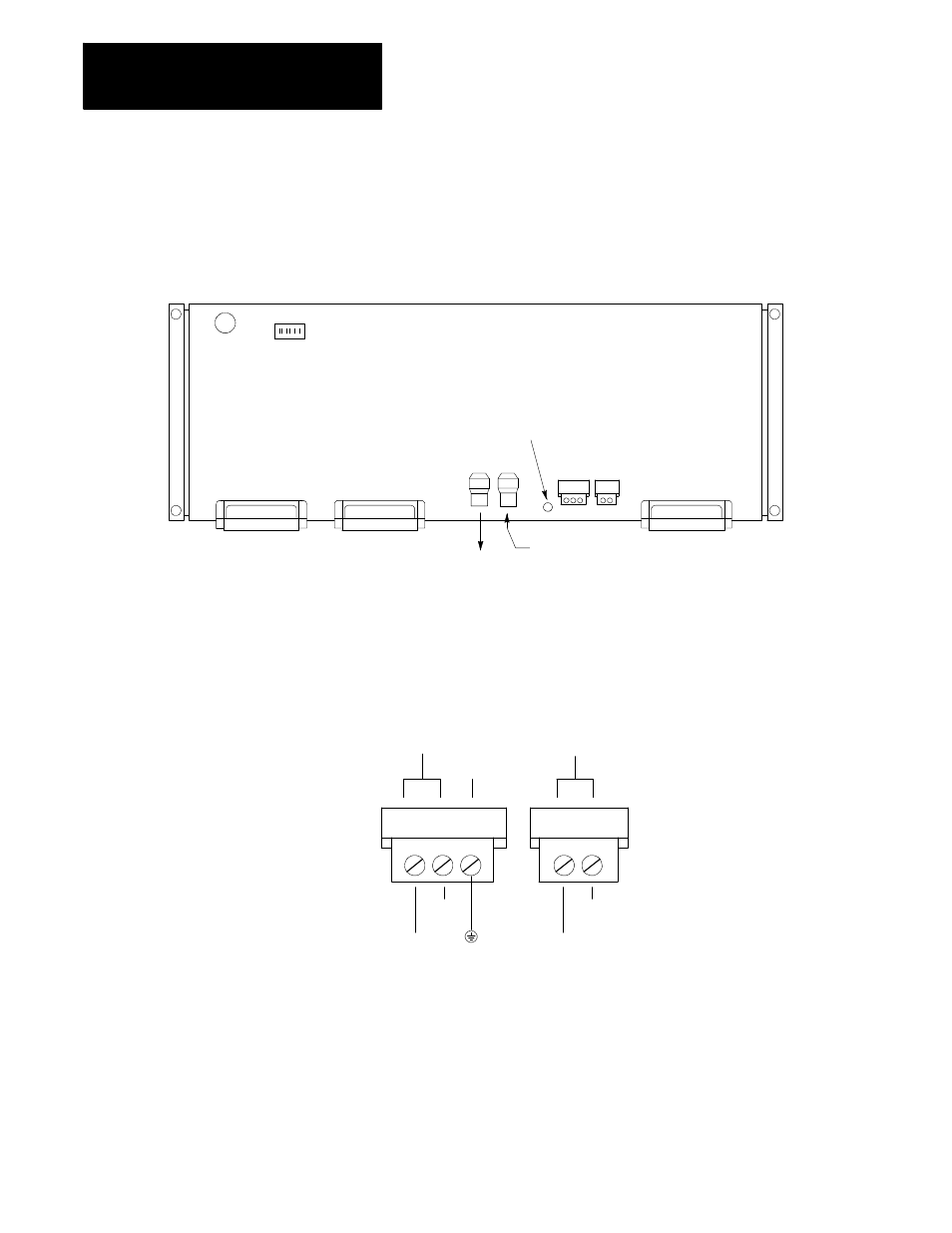 10a.4.1 high density i/o module connection, Figure 10a.26 shows the high--density i/o module | Rockwell Automation 8520 9/Series CNC Integration Maintenance Manual Documentation Set User Manual | Page 557 / 898