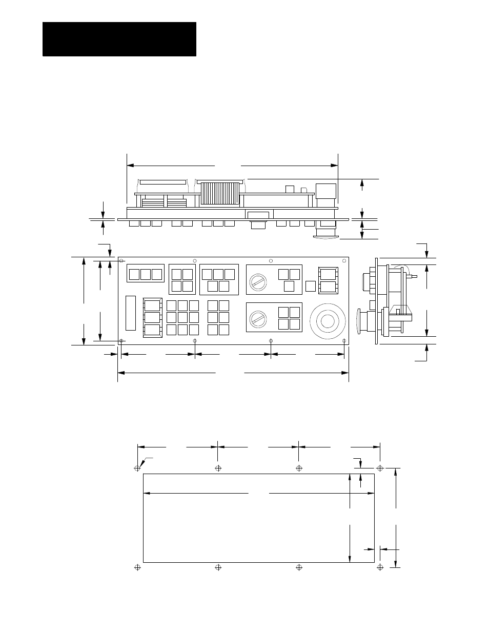 Mtb panel, Figure 2b.15 mtb panel dimensions | Rockwell Automation 8520 9/Series CNC Integration Maintenance Manual Documentation Set User Manual | Page 71 / 898