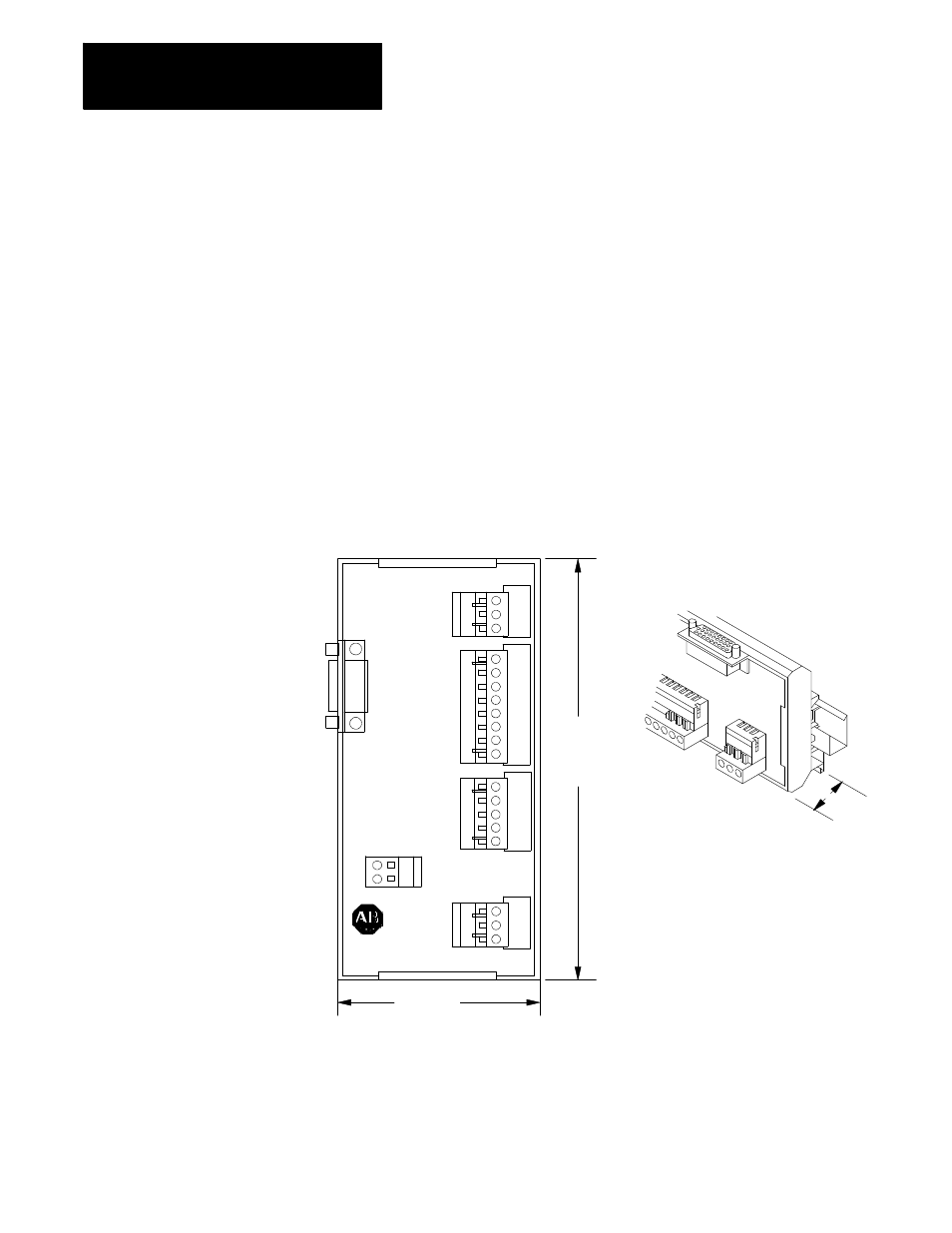 Servo modules, Encoder termination panel | Rockwell Automation 8520 9/Series CNC Integration Maintenance Manual Documentation Set User Manual | Page 75 / 898