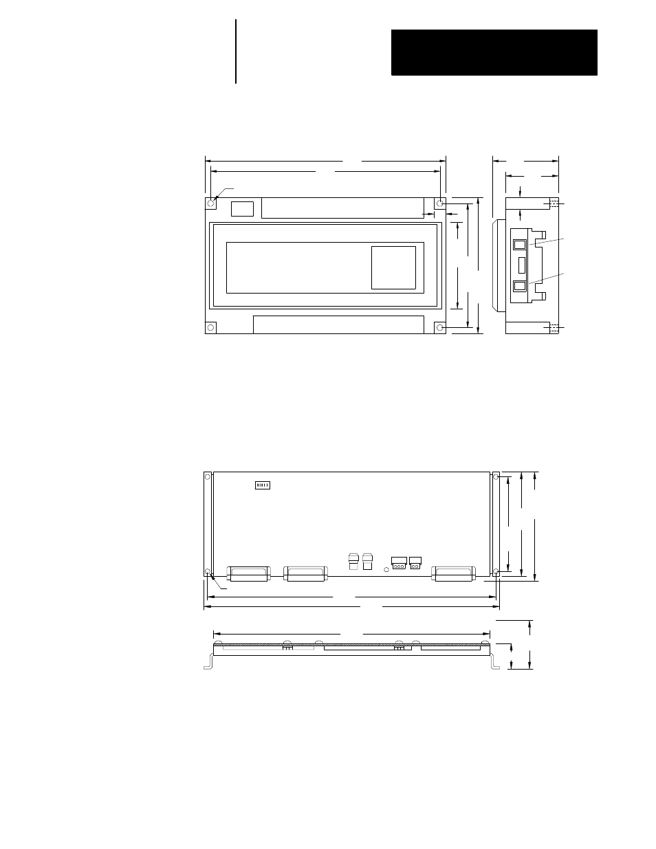 High density i/o module, Figure 2b.25 digital i/o dimensions | Rockwell Automation 8520 9/Series CNC Integration Maintenance Manual Documentation Set User Manual | Page 78 / 898